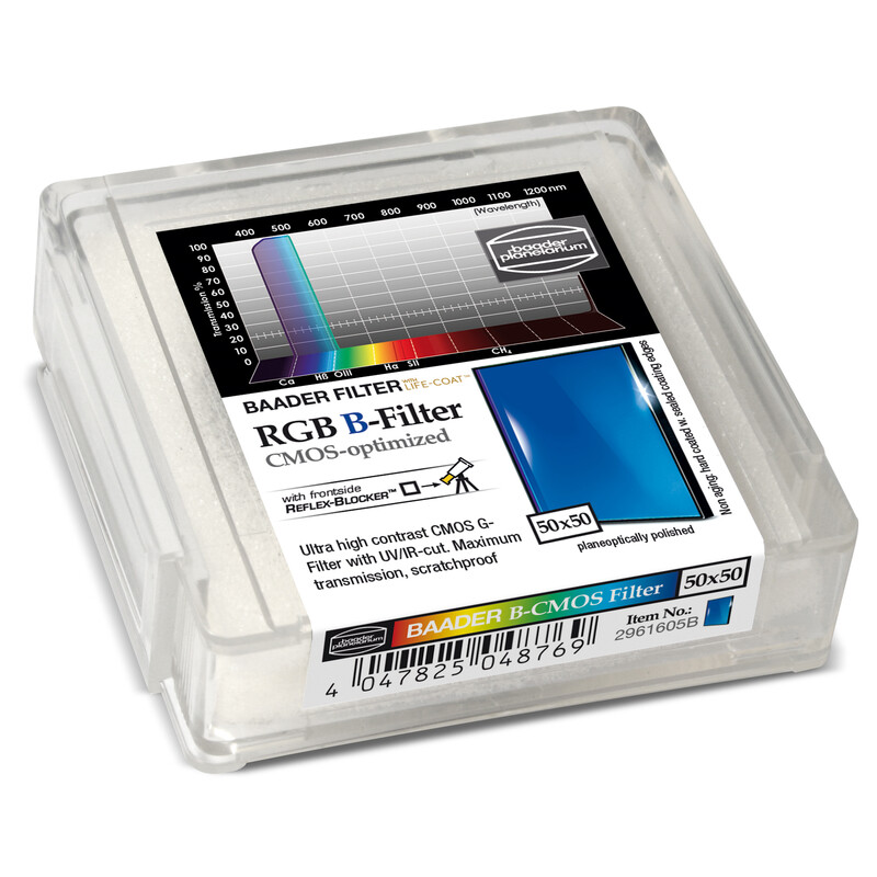Baader Filtry RGB-B CMOS 50x50mm