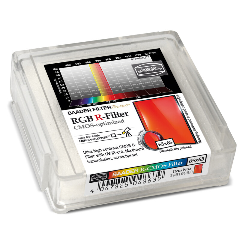 Baader Filtry RGB-R CMOS 65x65mm