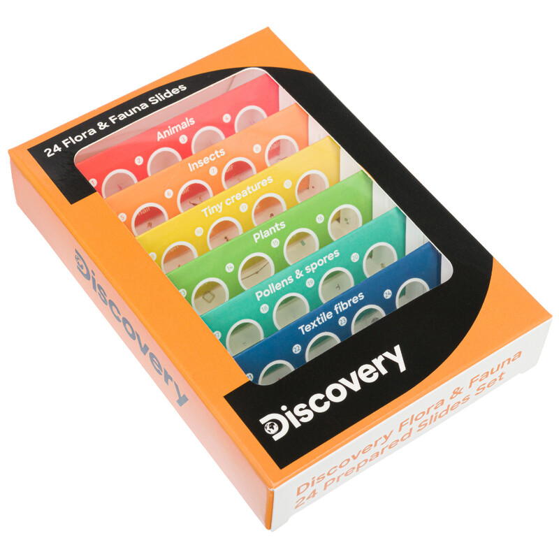 Discovery Zestaw stałych preparatów Flora/Fauna 24