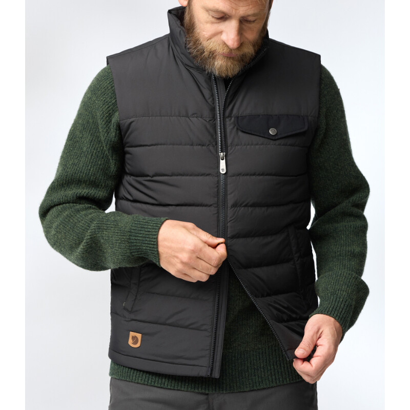 Fjällräven Greenland Down Liner Vest M, 550 Black, rozmiar L