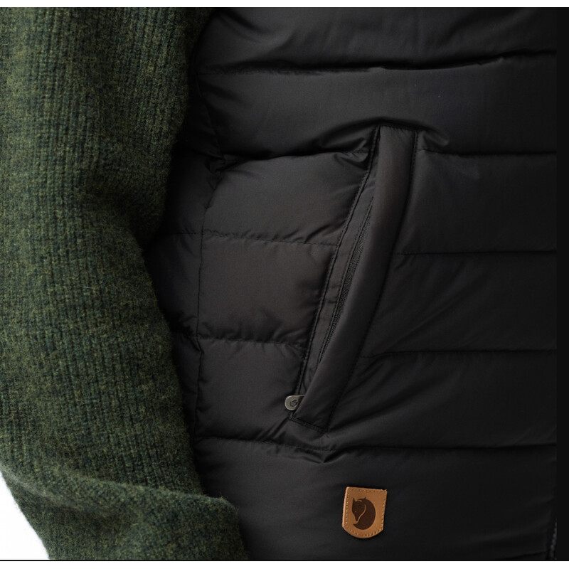 Fjällräven Greenland Down Liner Vest M, 550 Black, rozmiar L