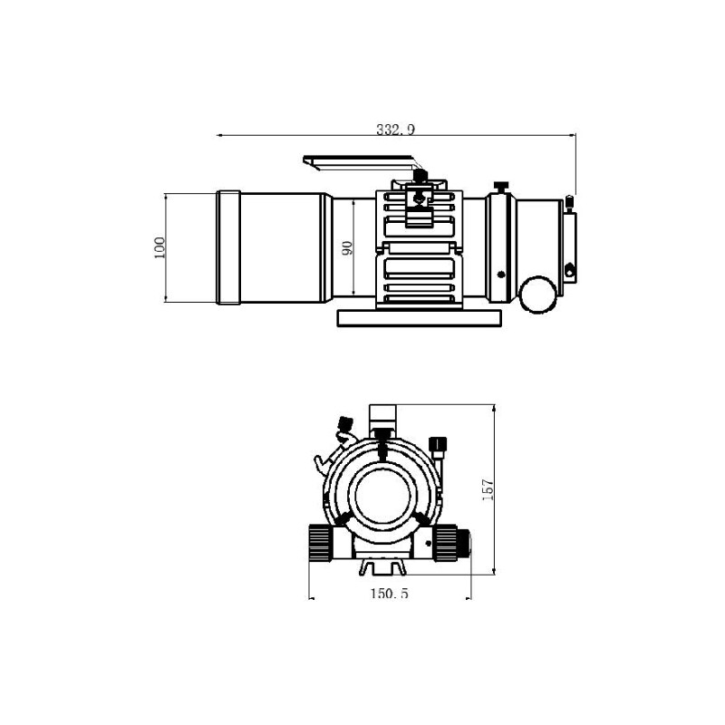 TS Optics Refraktor apochromatyczny  AP 76/418
