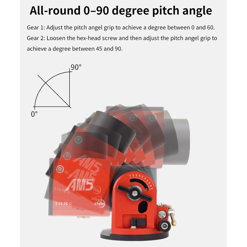 ZWO Montaż AM5 Harmonic Equatorial Mount + statyw Carbon