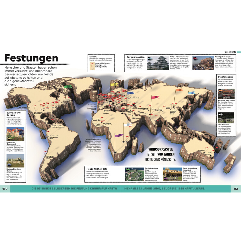 Dorling Kindersley 80 Weltkarten zum Staunen