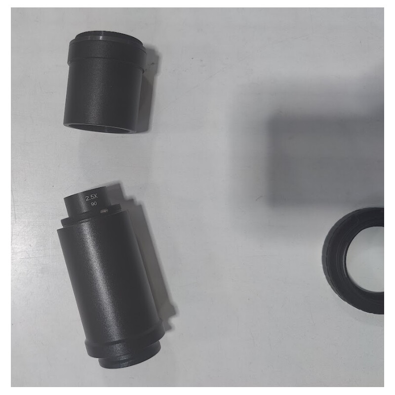 Motic Adaptery do aparatów fotograficznych Set 2,5x f. SLR, APS-C Sensor mit T2 Ring für Canon