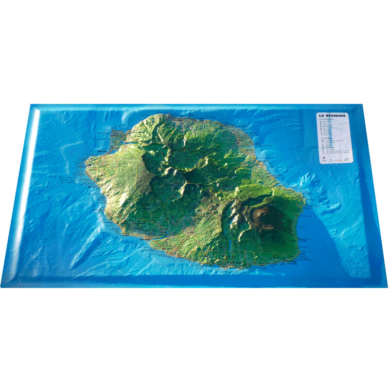 3Dmap Mapa regionalna La Réunion