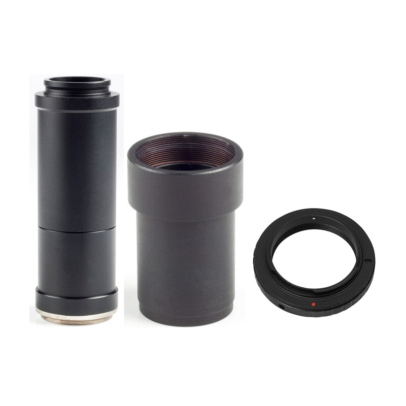 Motic Adaptery do aparatów fotograficznych Set (4x) f. Full Frame mit T2 Ring für Nikon