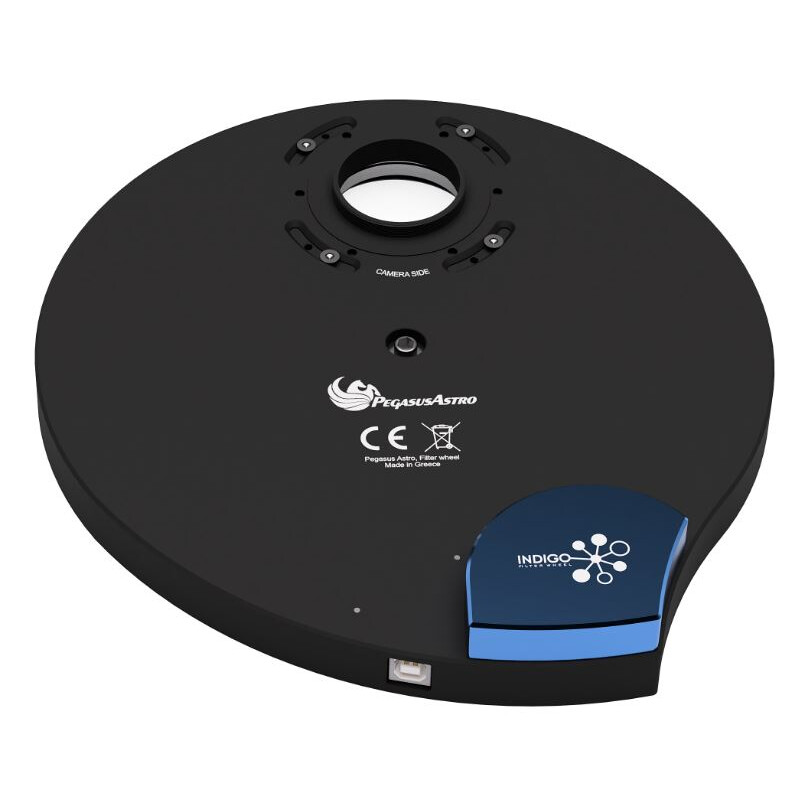 PegasusAstro Koło filtrów Indigo + filtry Optolong LRGB 2"