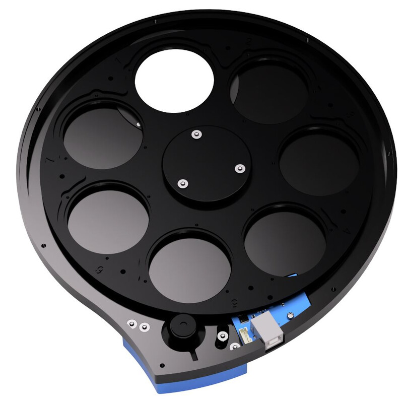 PegasusAstro Koło filtrów Indigo + filtry Optolong LRGB 2"