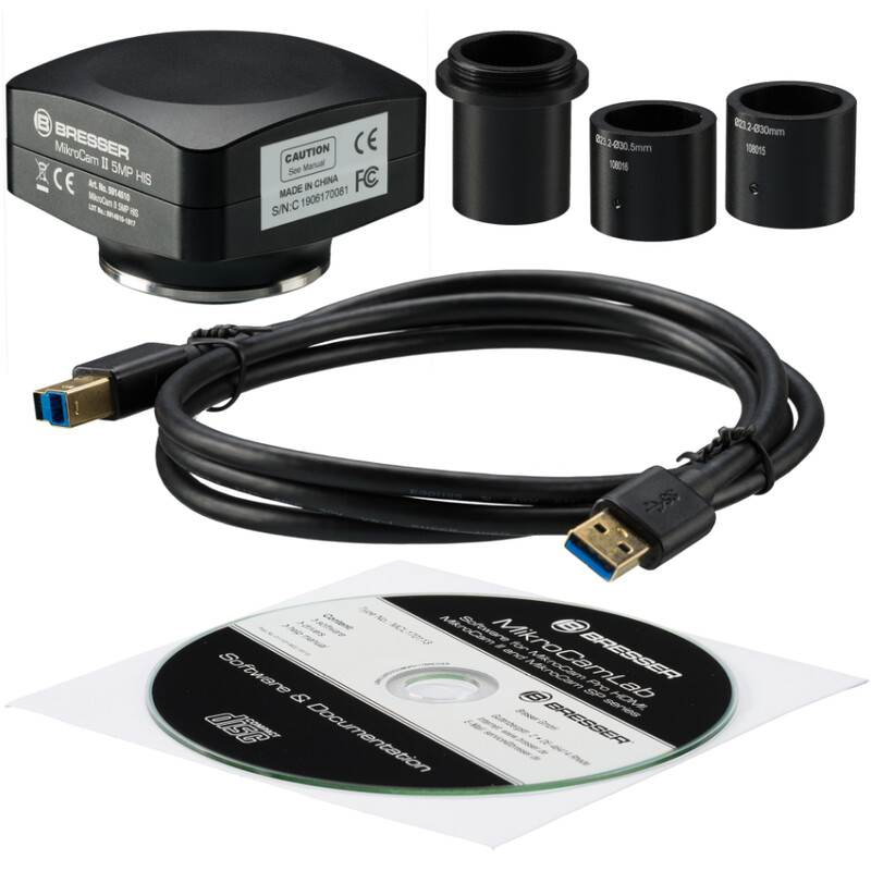 Bresser Aparat fotograficzny MikroCamII 5MP HIS, kolor, CMOS, 2/3'', 3,45 µm, USB3