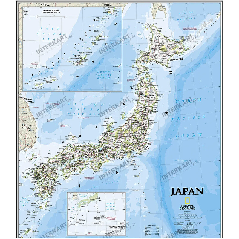 National Geographic Mapa Japonia