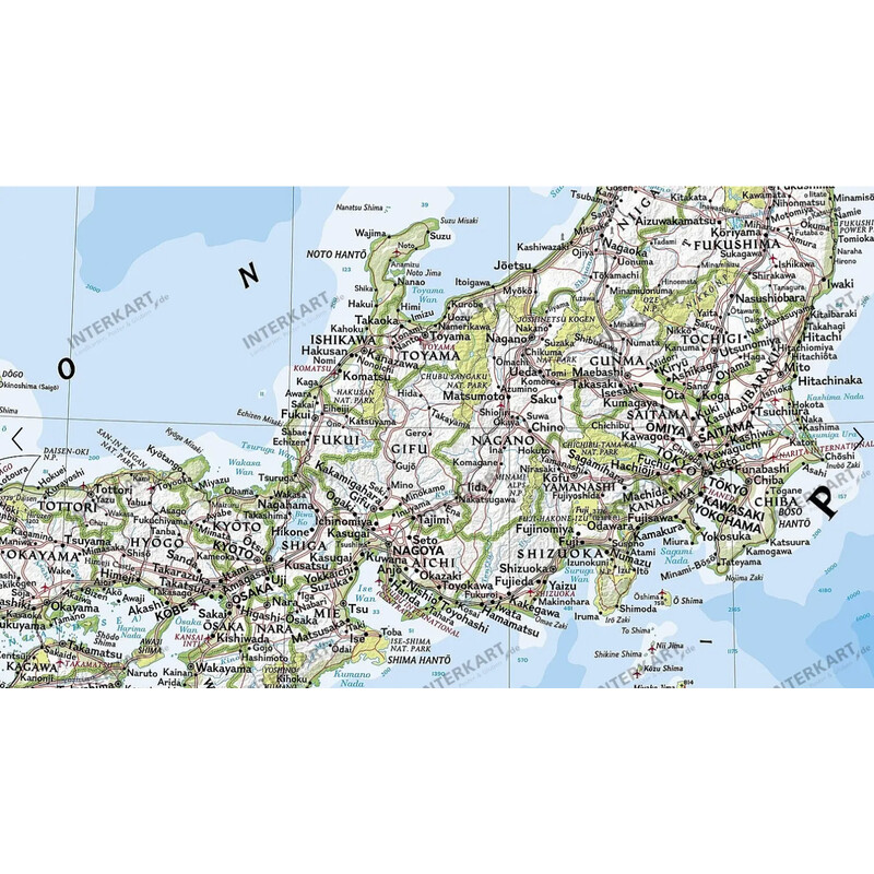 National Geographic Mapa Japonia