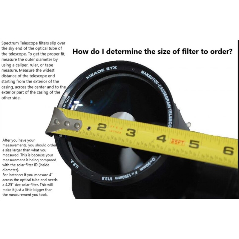 Spectrum Telescope Filtry Glass Solar 101mm