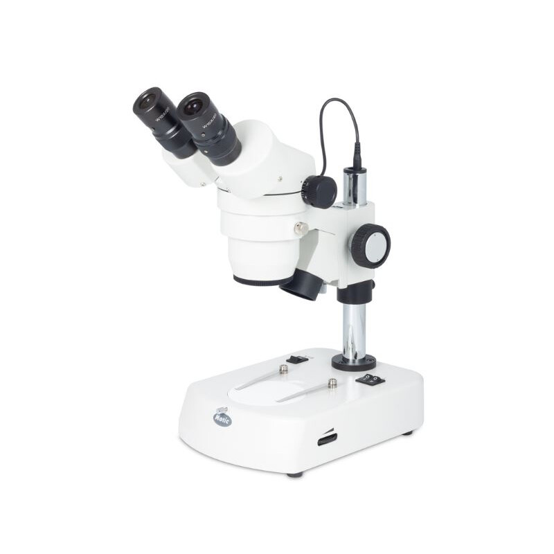 Motic Mikroskop stereoskopowy zoom SMZ140-N2LED, bino, 10x/20, Al/Dl, LED 3W