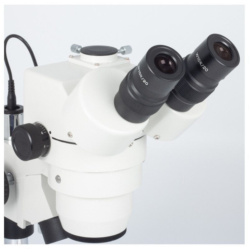 Motic Mikroskop stereoskopowy zoom SMZ143-N2LED, trino, 10x/20, Al/Dl, 3W LED