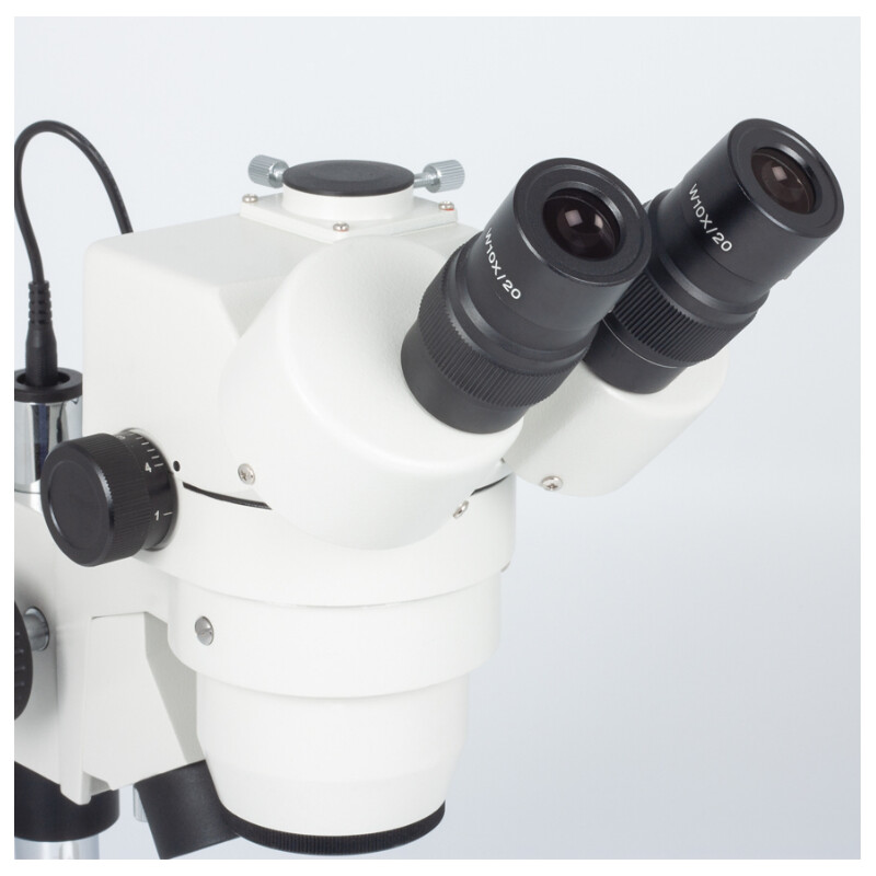Motic Mikroskop stereoskopowy zoom SMZ143-N2LED, trino, 10x/20, Al/Dl, LED 3W