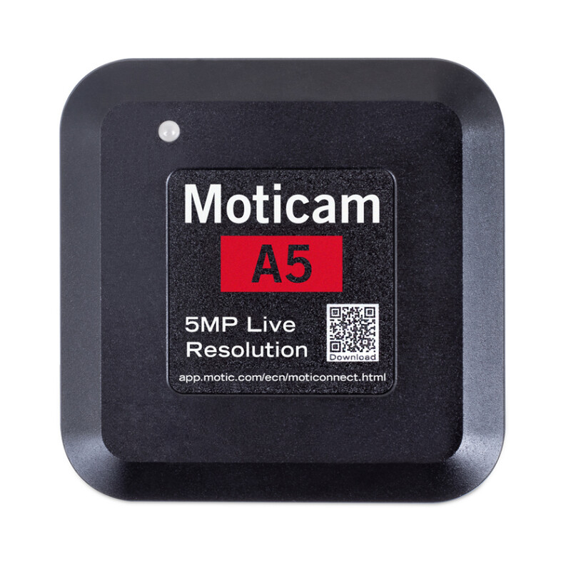 Motic Aparat fotograficzny Kamera A5, color, sCMOS, 1/2.8", 2µm, 30fps, 5MP, USB 2.0