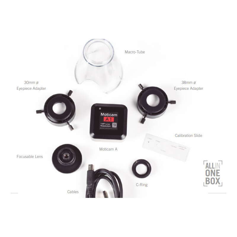 Motic Aparat fotograficzny A5, kolorowy, sCMOS, 1/2.8", 2µm, 30fps, 5MP, USB 2.0