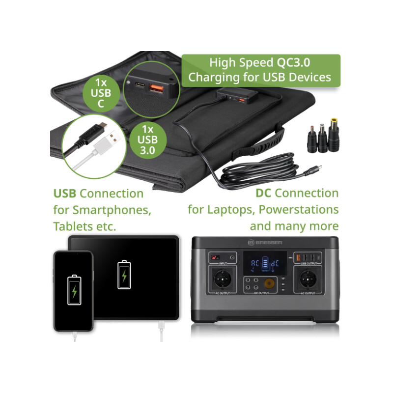 Bresser Mobilna ładowarka słoneczna 120 W