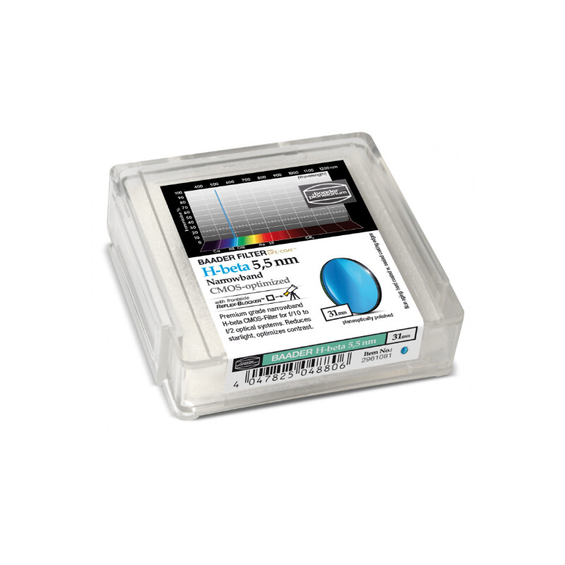 Baader Filtry H-Beta CMOS Narrowband 31mm