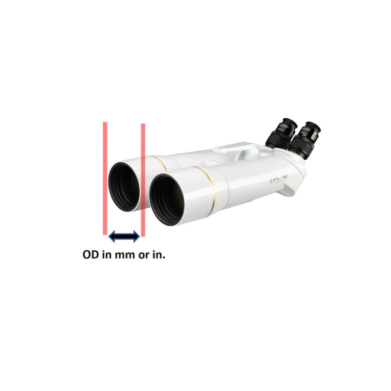 Astrozap Filtry Binokular - Glass Solar Filters 124-130mm