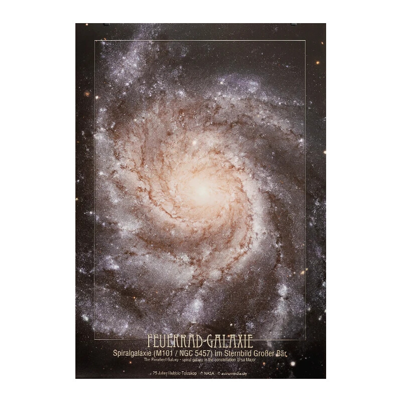 AstroMedia Plakaty Die Feuerrad-Galaxie