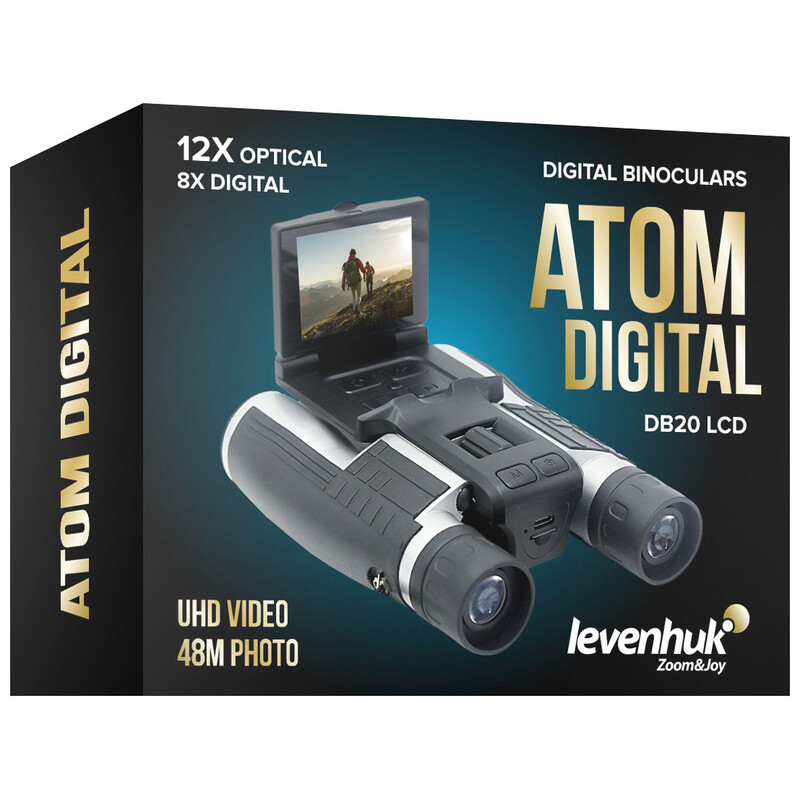 Levenhuk Lornetka 12x32 Atom Digital DB20 LCD