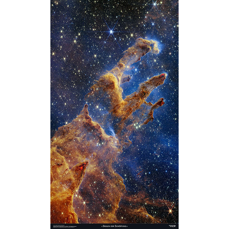 Astronomie-Verlag Plakaty Kolumna Stworzenia 56 cm × 100 cm