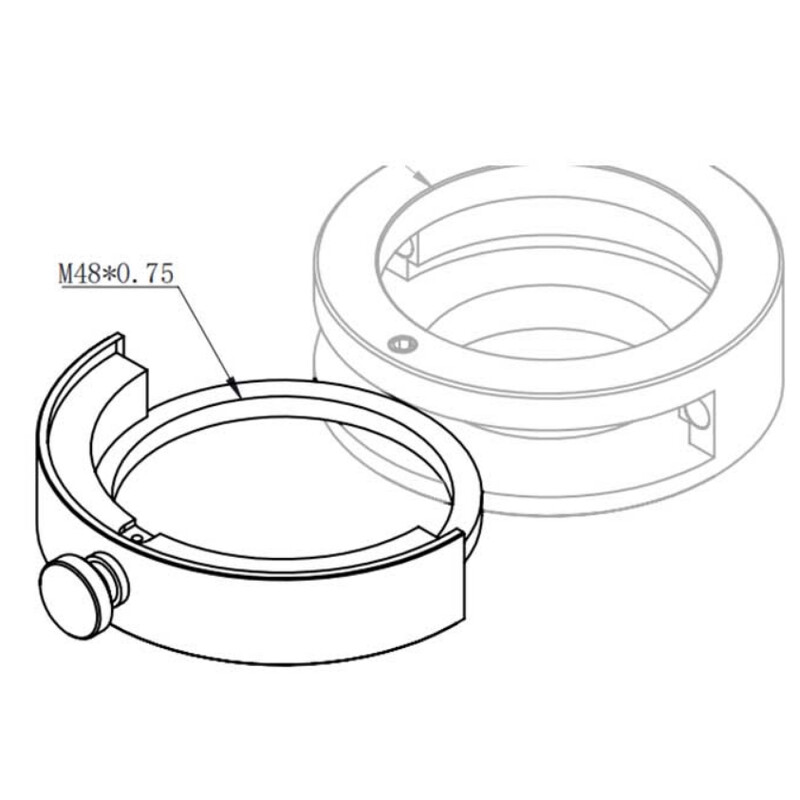 ZWO Uchwyt filtra do szuflady filtra 2"