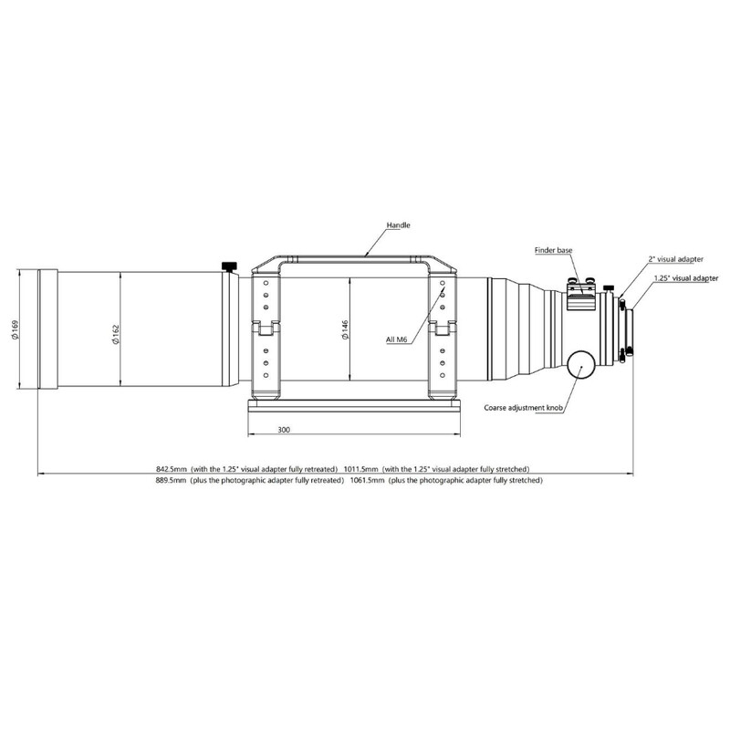 Askar Refraktor apochromatyczny AP 130/1000 130PHQ OTA