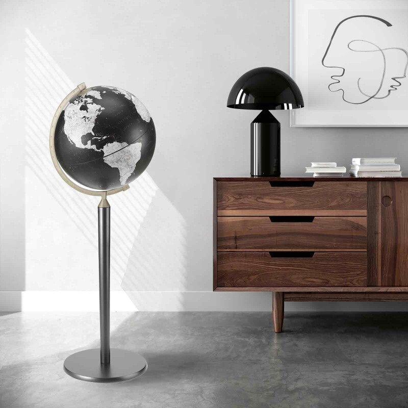 Zoffoli living Globus na podstawie Vasco da Gama All Black 40cm