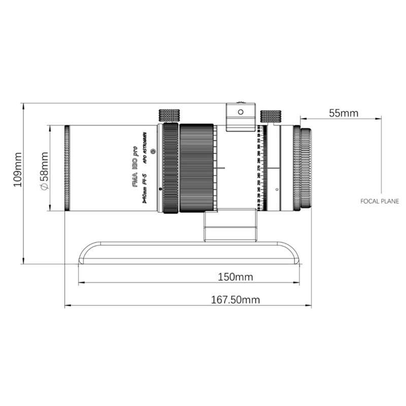 Askar Refraktor apochromatyczny  AP 40/180 FMA180PRO OTA