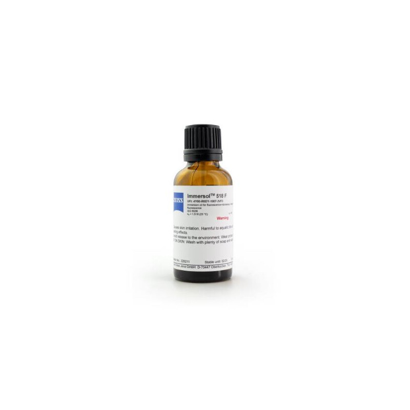 ZEISS Olej zanurzeniowy Immersol 518 F bez fluorescencji, olejarka 20 ml
