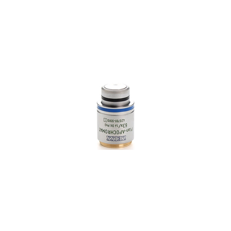 ZEISS Objektiv Plan-Apochromat,  Ph3  incl. 100 cover glasses,63x/1,4 Oil wd=0,19mm