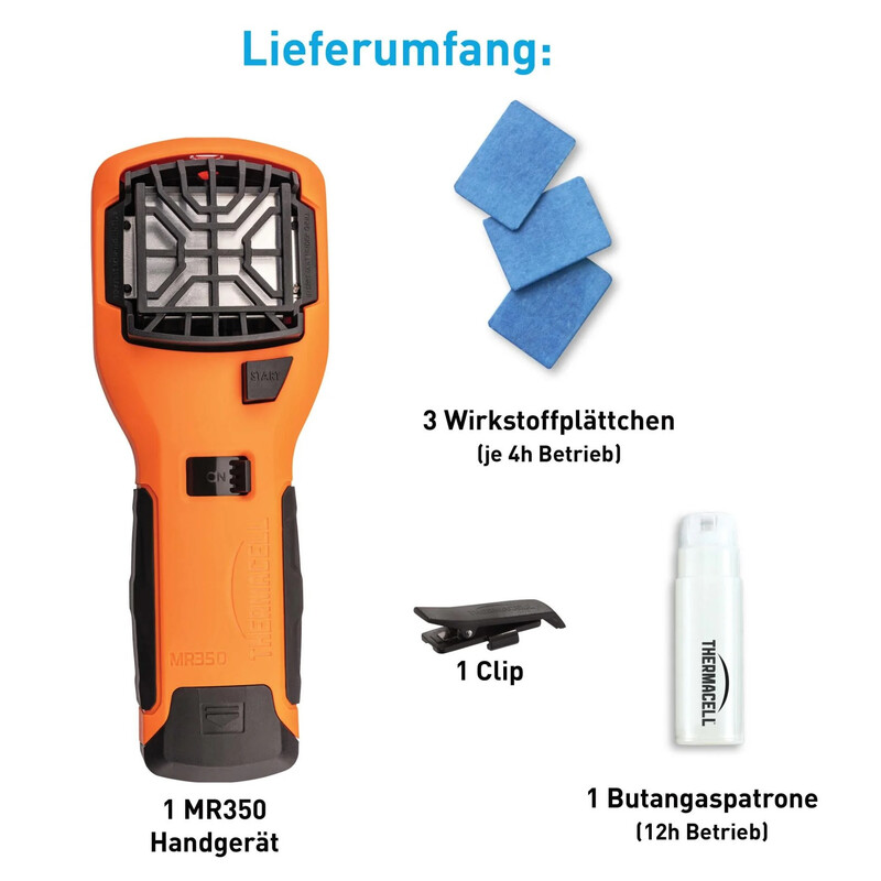 Thermacell Odstraszacz komarów Proactive MR-350 pomarańczowy