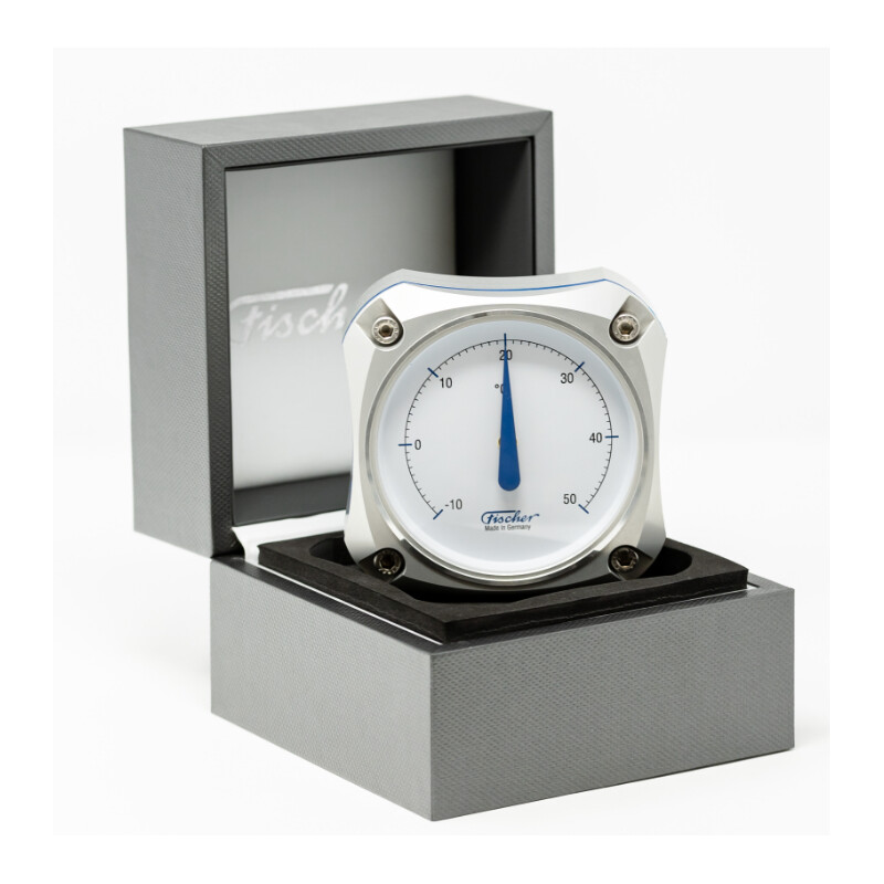 Fischer Stacja meteo Cockpit Thermometer Silver Edition