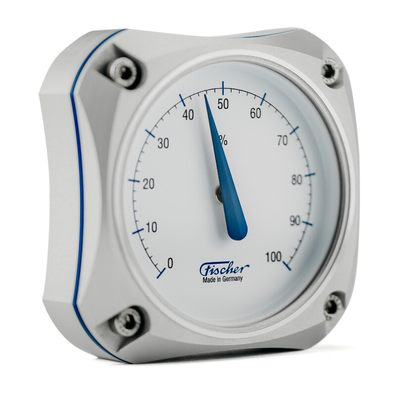 Fischer Stacja meteo Cockpit Hygrometer Silver Edition