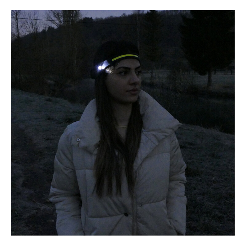 TFA Latarka czołowa LUMATIC FREE COB-LED