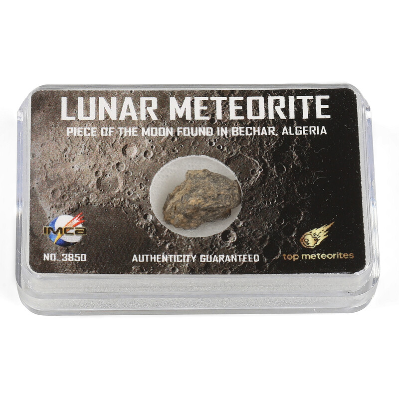 Top Meteorites Prawdziwy meteoryt księżycowy Bechar Algeria 1-1,25g