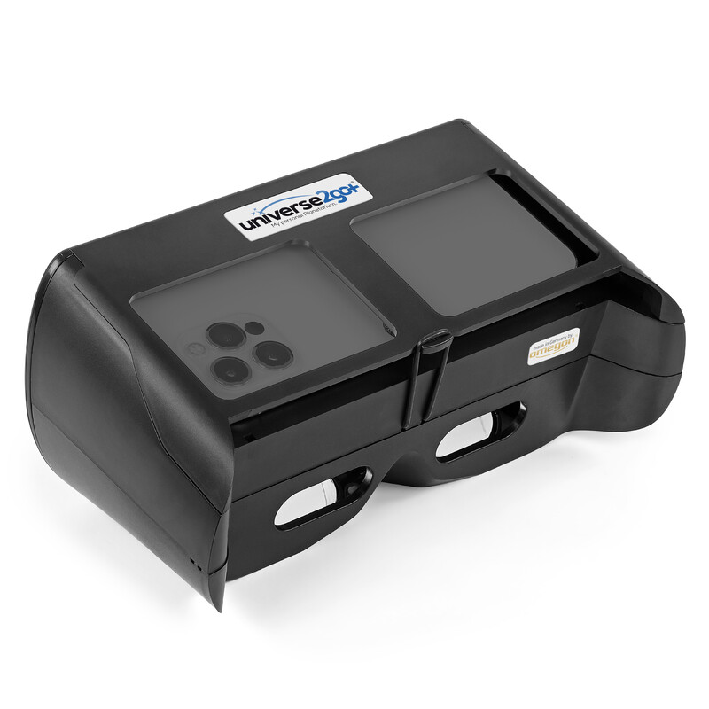 Omegon Podręczne planetarium Universe2Go+ + Sonnenfinsternisbrille Solar Safe Deluxe