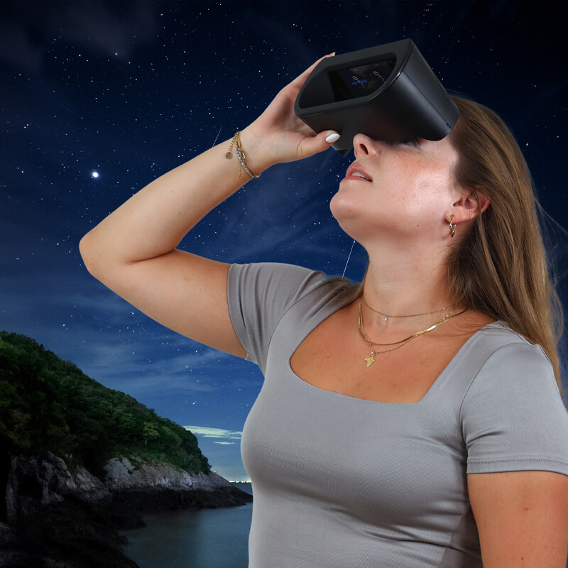 Omegon Podręczne planetarium Universe2Go+ + Sonnenfinsternisbrille Solar Safe Deluxe