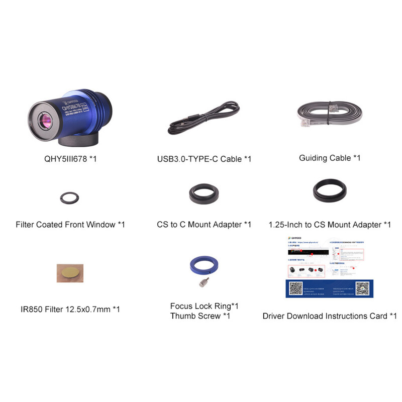 QHY Aparat fotograficzny 5III 678C Color