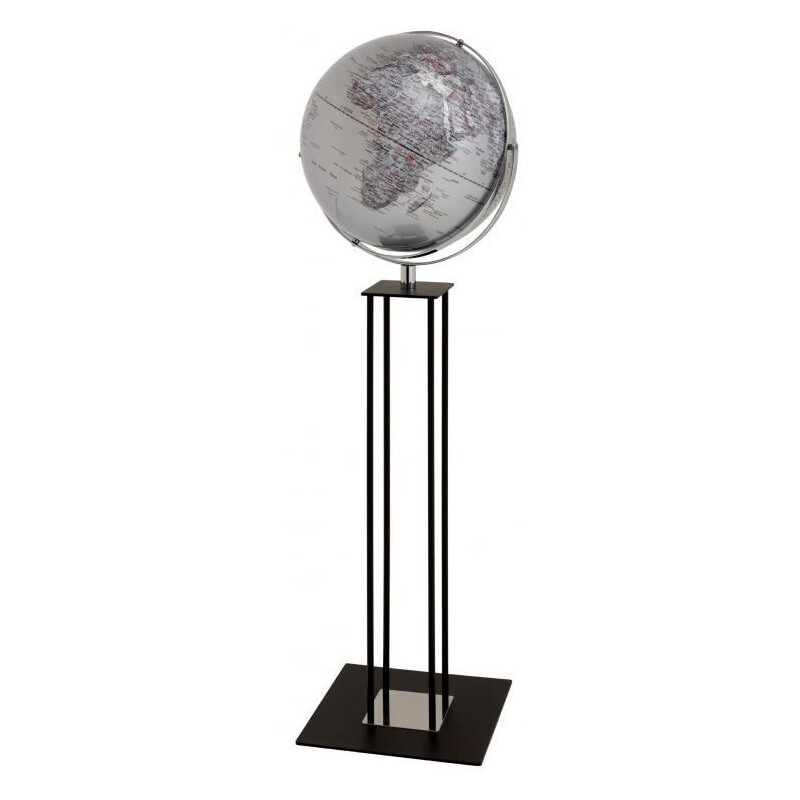 emform Standglobus Worldtrophy Silver 43cm (Fast neuwertig)