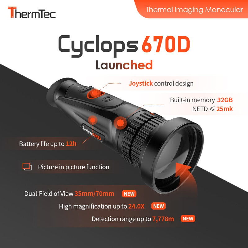 ThermTec Kamera termowizyjna Cyclops 670D