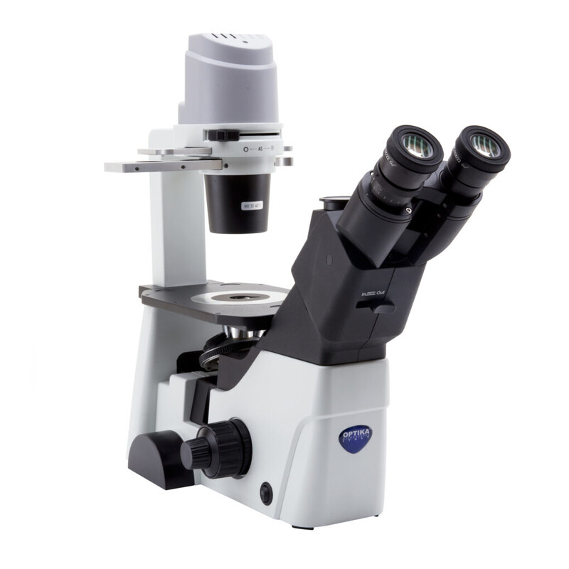 Optika Mikroskop odwrócony IM-300, trino, PH, 100-400x, IOS LWD W-PLAN PH, N.A. 0.3, X-LED8