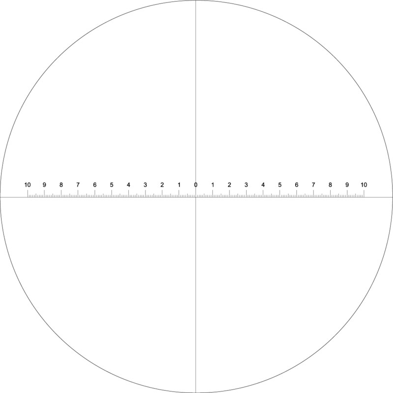 Levenhuk Szkiełko mikroskopowe do kalibrowania Lupy stereo CSS1