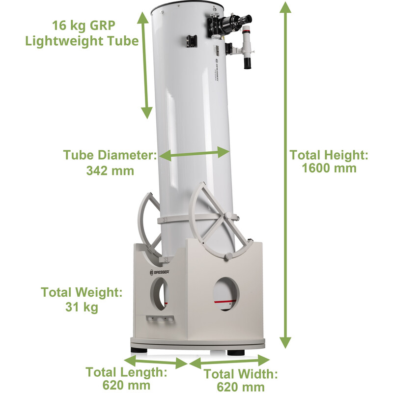 Bresser Teleskop Dobsona N 305/1525 Messier Hexafoc DOB