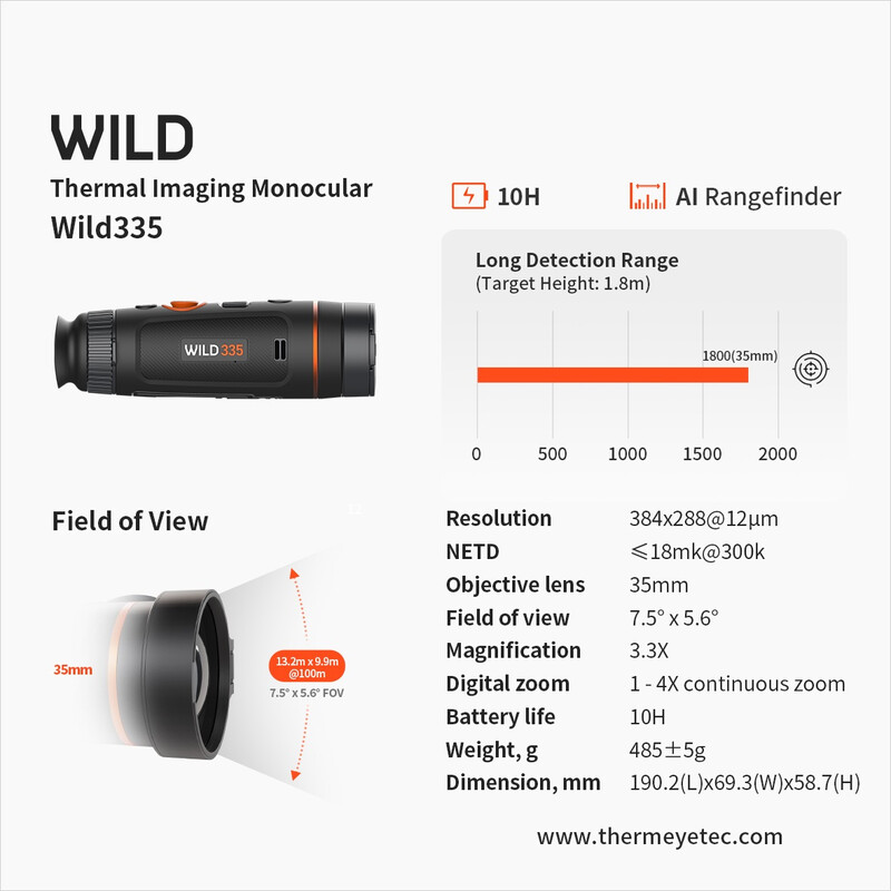 ThermTec Kamera termowizyjna Wild 335