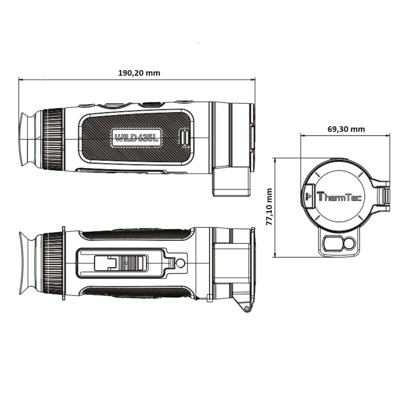 ThermTec Kamera termowizyjna Wild 635L Laser Rangefinder