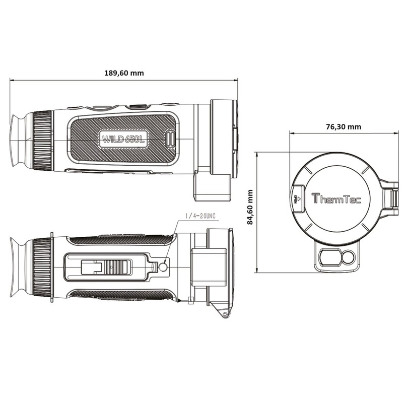 ThermTec Kamera termowizyjna Wild 650L Laser Rangefinder